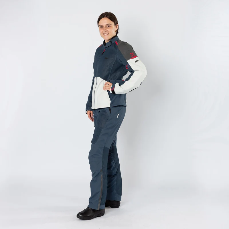 Damen Tourster-BigAir 1.0 Jacke hellgrau-blau-rot