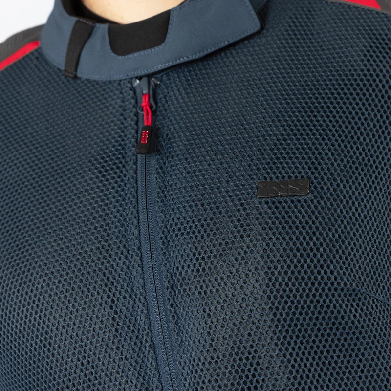 Damen Tourster-BigAir 1.0 Jacke hellgrau-blau-rot