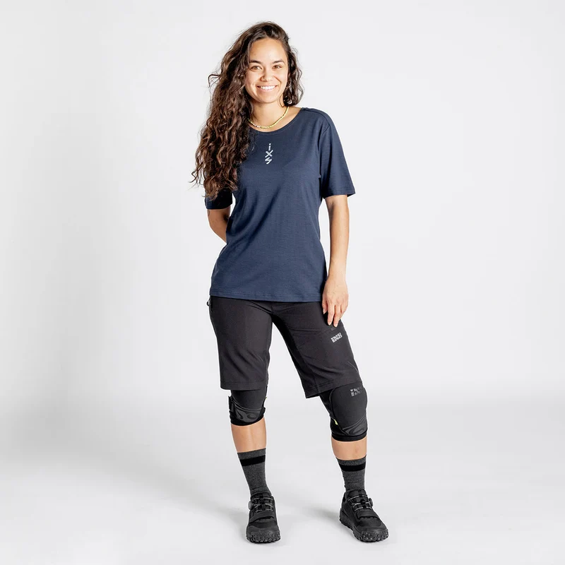 Damen Flow Merino Jersey marine