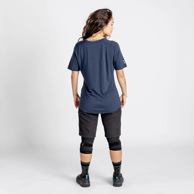 Damen Flow Merino Jersey marine