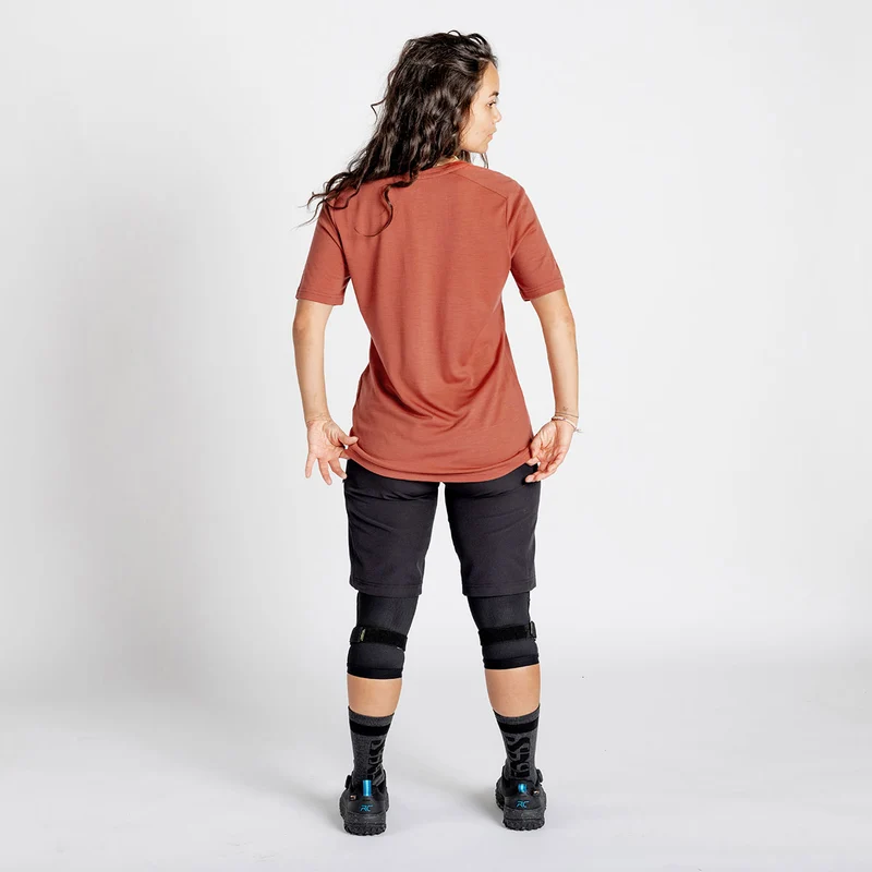 Damen Flow Merino Jersey mars