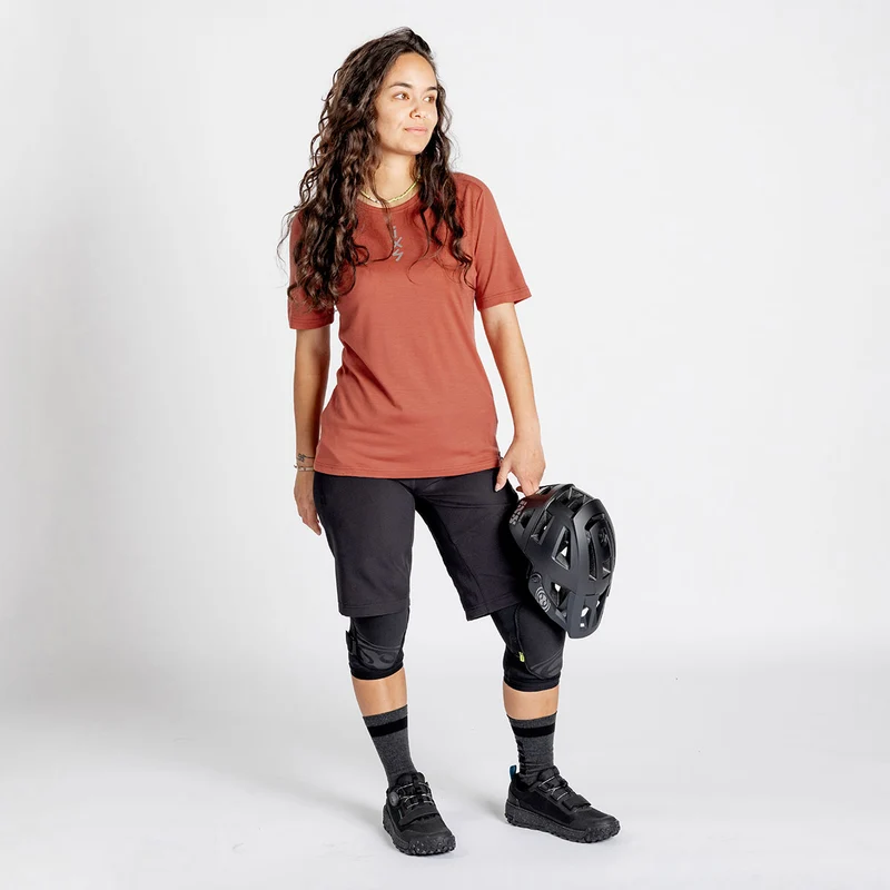 Damen Flow Merino Jersey mars