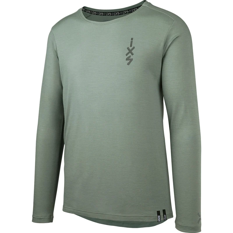 Flow Merino Langarm Jersey sage