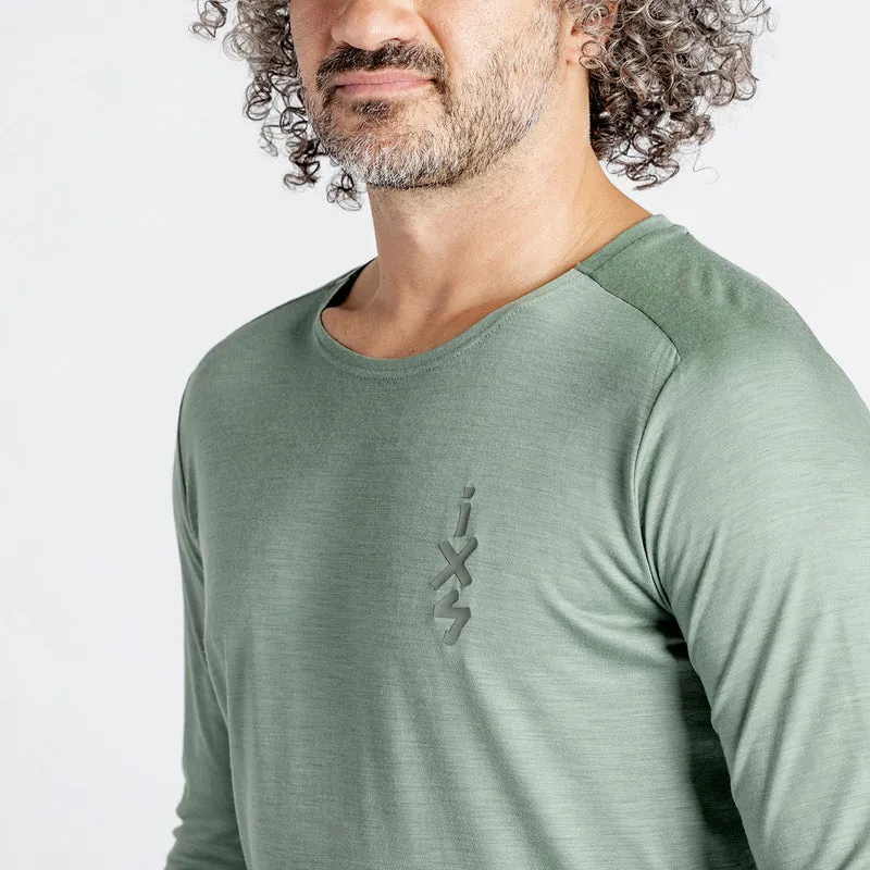 Flow Merino Langarm Jersey sage