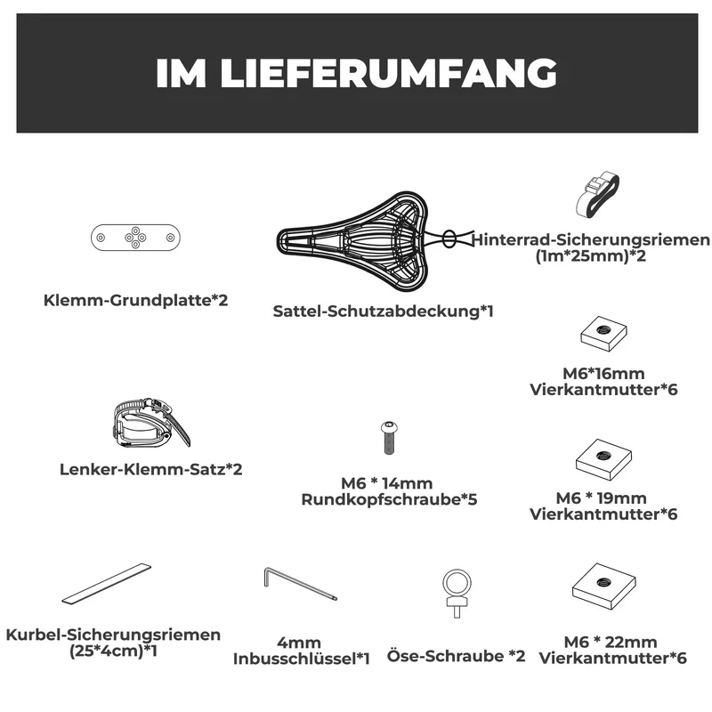 Fahrradträger Umgekehrte Dachträger für das Auto