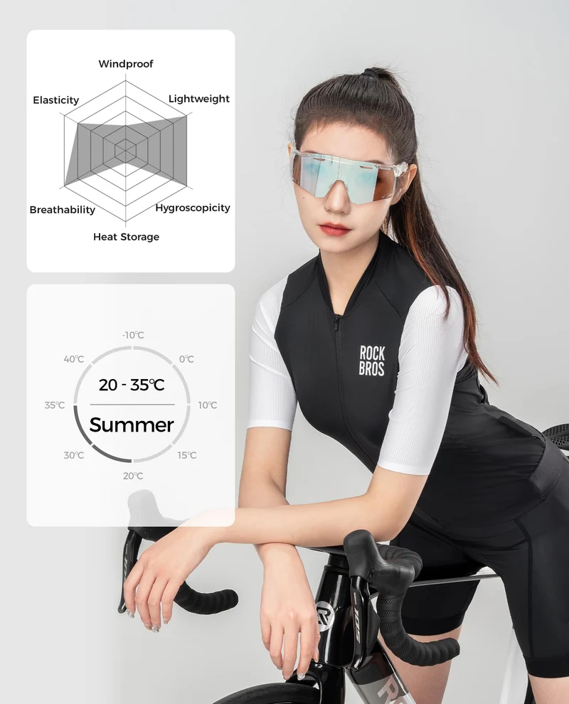 Fahrradtrikot Fahrradshirt Damen Radtrikot Kurzarm Sommer