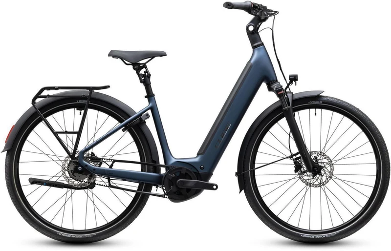 Cube Supreme Hybrid Deluxe ONE 600 Wh E-Trekkingbike Easy Entry navyblack´n´black