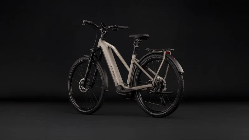 Cube Kathmandu Hybrid SLX 800 Wh E-Trekkingbike Trapeze 28" flashstone´n´chrome