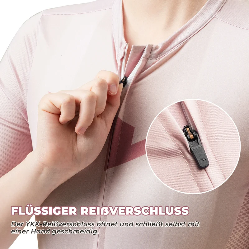 TVI Damen Radtrikot Kurzarm mit 3 Taschen