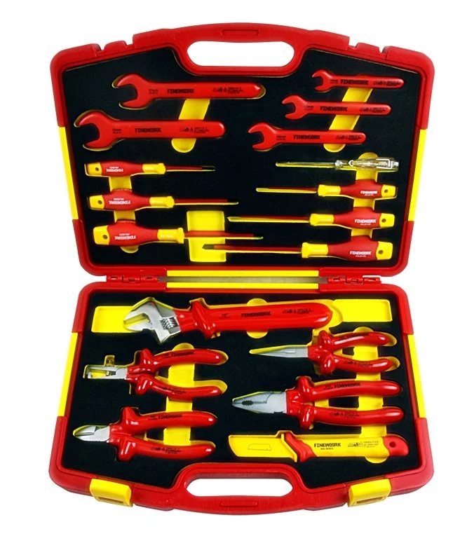 18-teiliger Elektro-Isolator-VDE-Werkzeugsatz