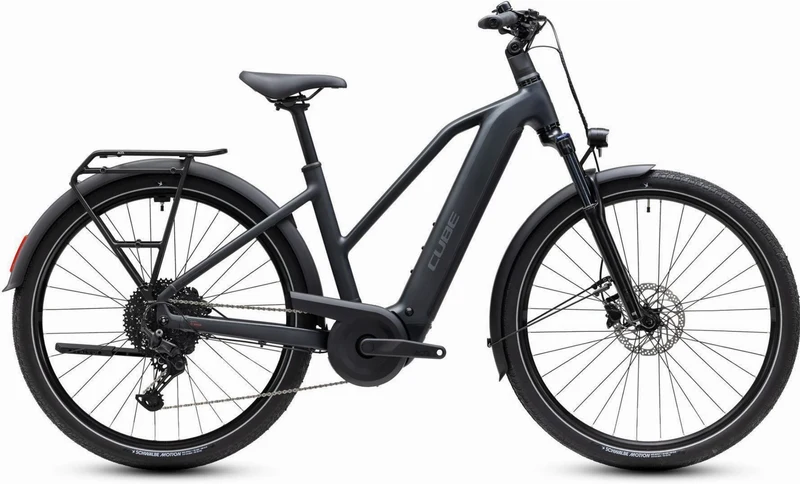 Cube Touring Hybrid ONE 600 Wh E-Trekkingbike Trapeze 28" grey´n´coolgrey