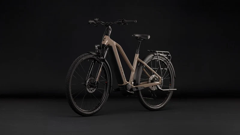 Cube Nuride Hybrid Pro 800 Wh E-Trekkingbike Trapeze 28" cappuccino´n´black