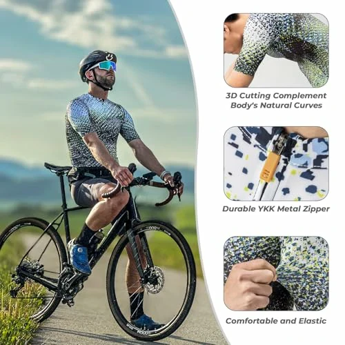 Radtrikot Herren Kurzarm Fahrradtrikot