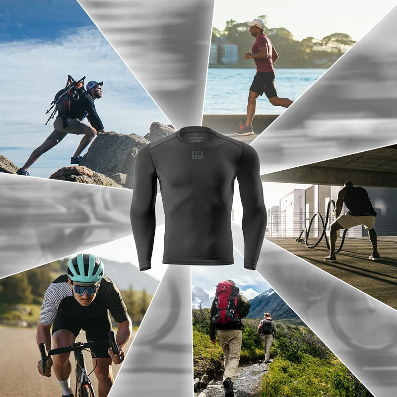 Langarm Ärmel Radtrikot Herren, Warm Fahrradtrikot Bekleidung Atmungsaktiv