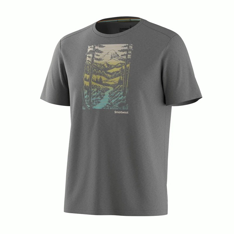 Men's Winding Trail Active Short Sleeve Graphic Tee