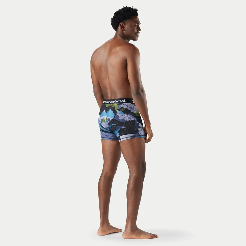 Men's Merino Print Boxer Brief Boxed