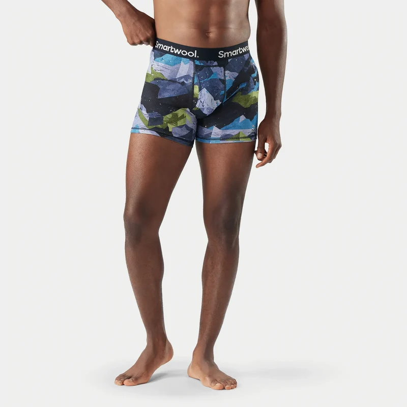 Men's Merino Print Boxer Brief Boxed