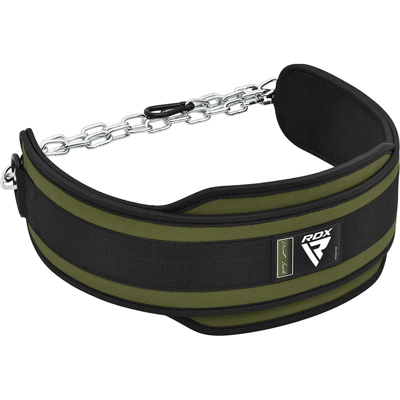 RDX T7 Krafttraining Dip Gürtel Mit Kette