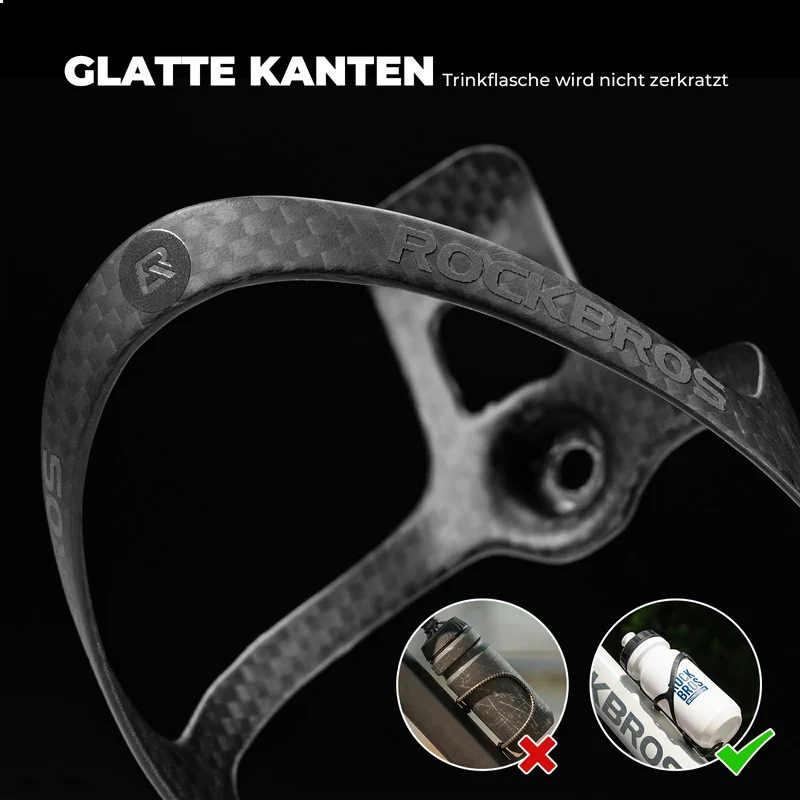 Flaschenhalter Fahrrad Voll Carbon 13g
