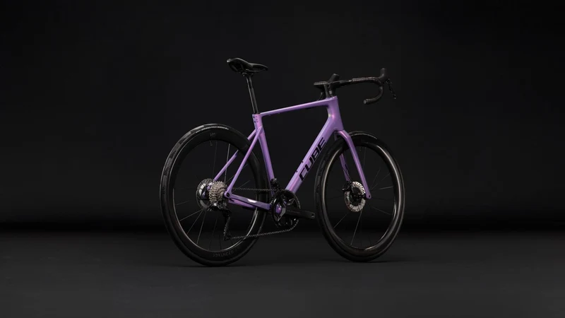Cube Attain C:62 SLT Rennrad Diamant 28" cosmicpurple´n´black