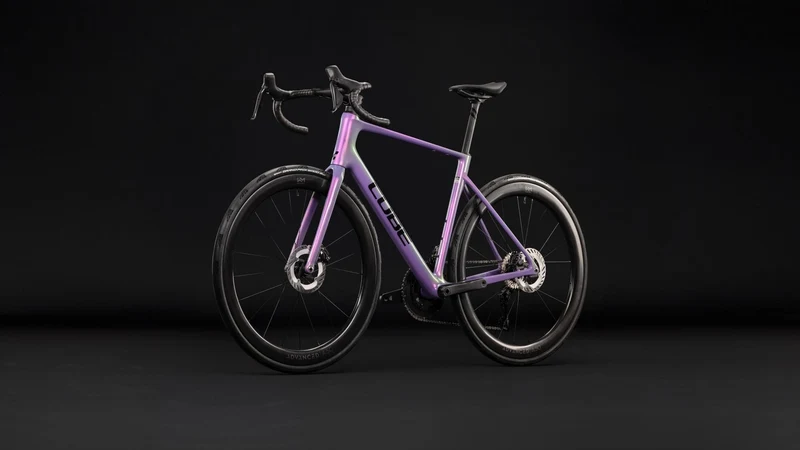 Cube Attain C:62 SLT Rennrad Diamant 28" cosmicpurple´n´black