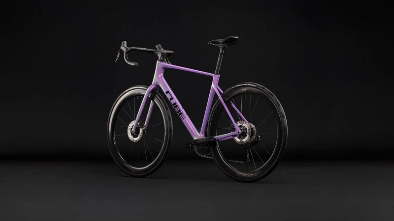 Cube Attain C:62 SLT Rennrad Diamant 28" cosmicpurple´n´black
