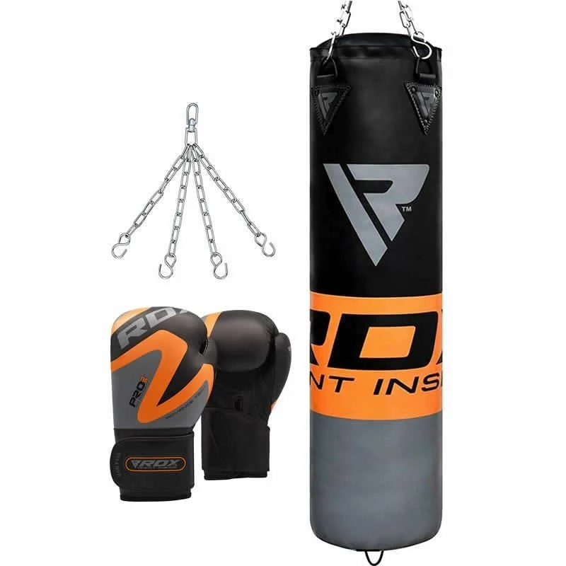 RDX F12 Boxsack & Handschuhe in Kunstleder