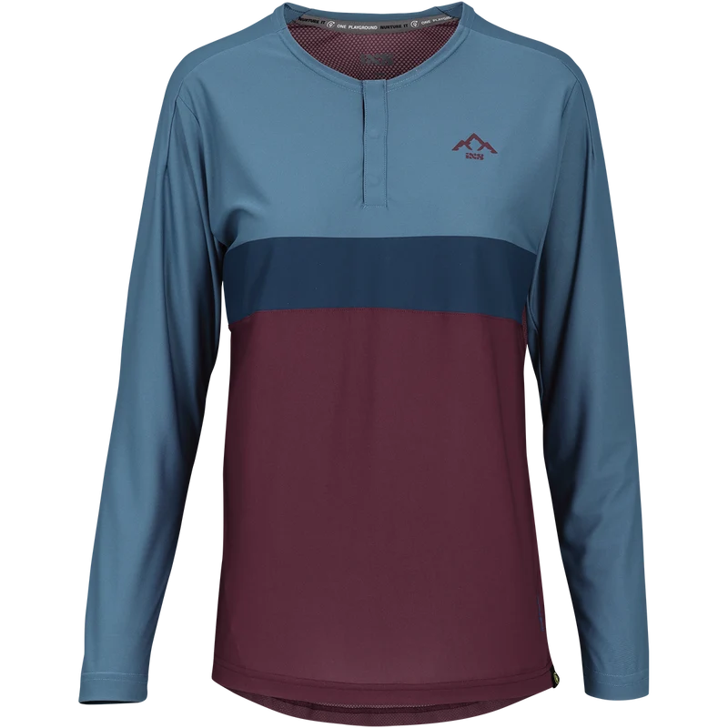 Women's Flow XTG Long Sleeve Henley raisin-marine