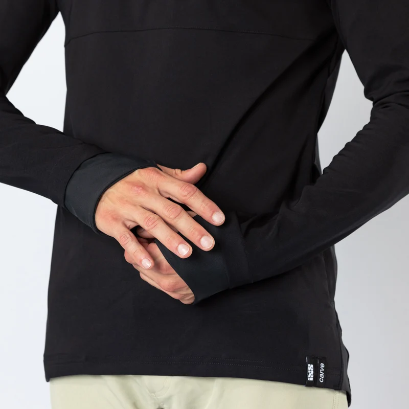 Carve 1.0 Hooded Jersey schwarz