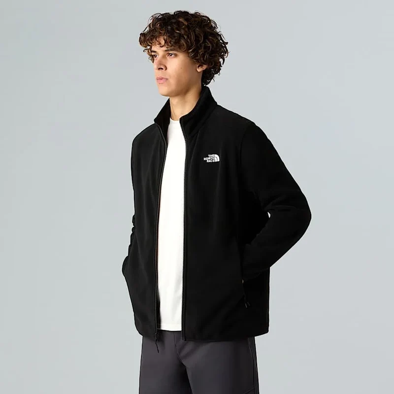 The North Face – Glacier Full Zip Fleece Jacke // Schwarz