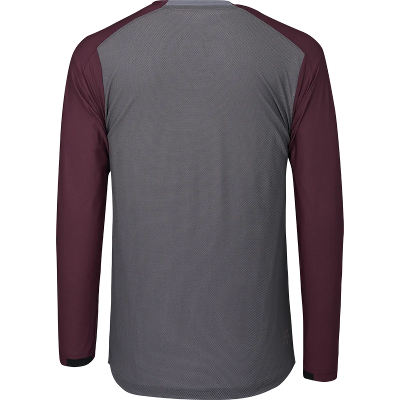 Flow XTG Long Sleeve Henley graphit-raisin