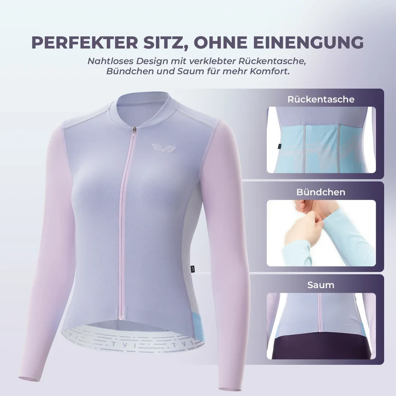 TVI Damen Langarm Radtrikot