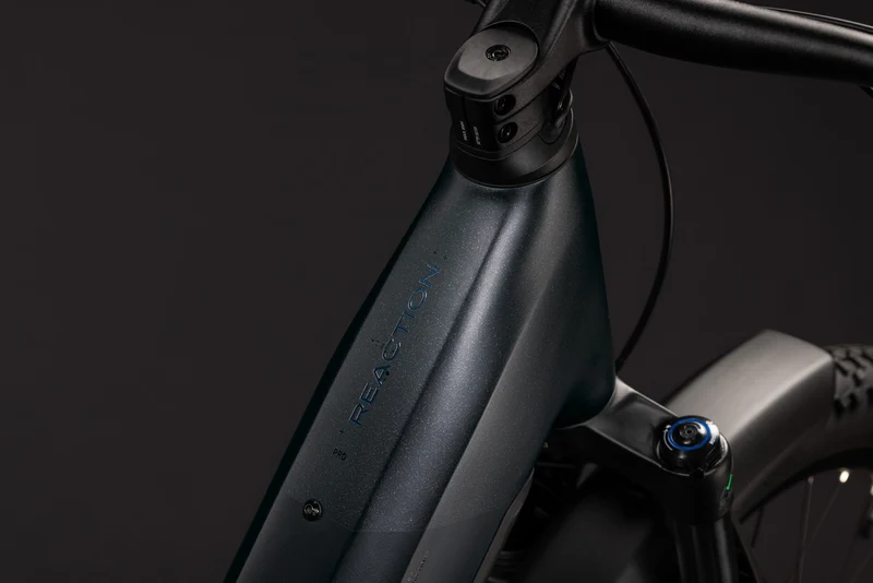 Cube Reaction Hybrid Pro 800 Wh FE E-Bike Hardtail Easy Entry 27,5" silverdust´n´prism