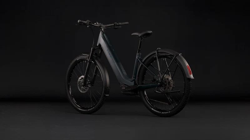 Cube Reaction Hybrid Pro 800 Wh FE E-Bike Hardtail Easy Entry 27,5" silverdust´n´prism