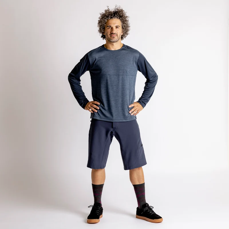 Flow X Long Sleeve Jersey storm-solid marine