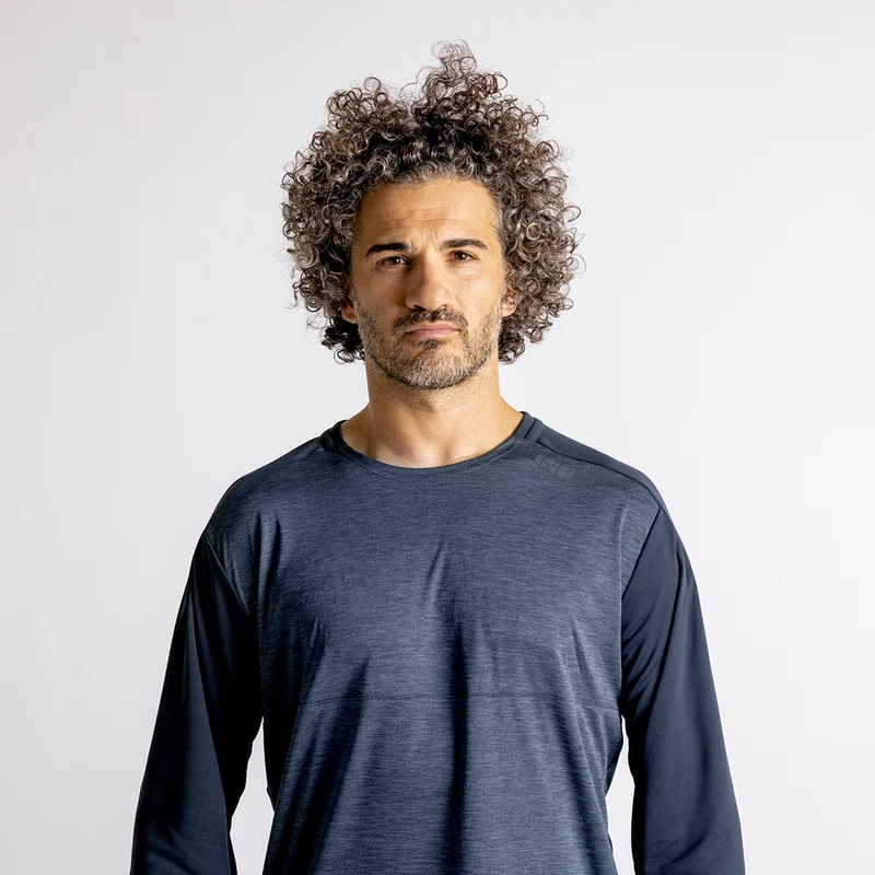 Flow X Long Sleeve Jersey storm-solid marine
