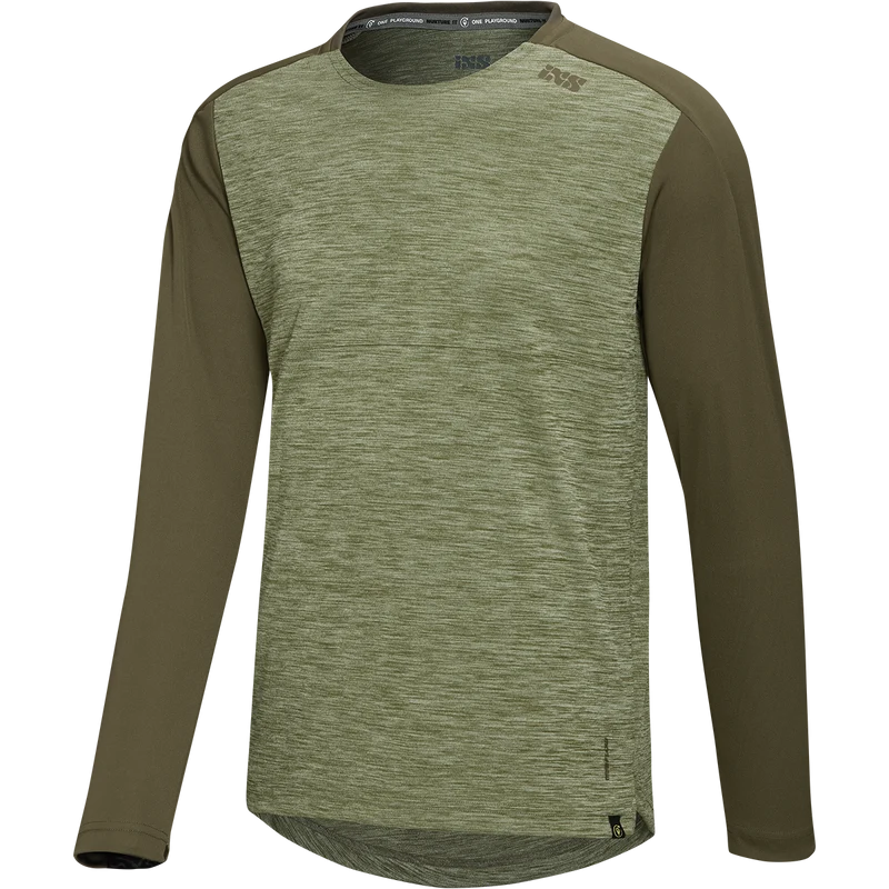 Flow X Long Sleeve Jersey olive-solid dark olive