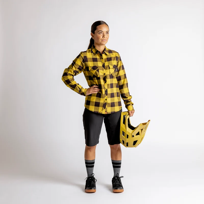 Women's Carve Digger Shirt acacia-schwarz