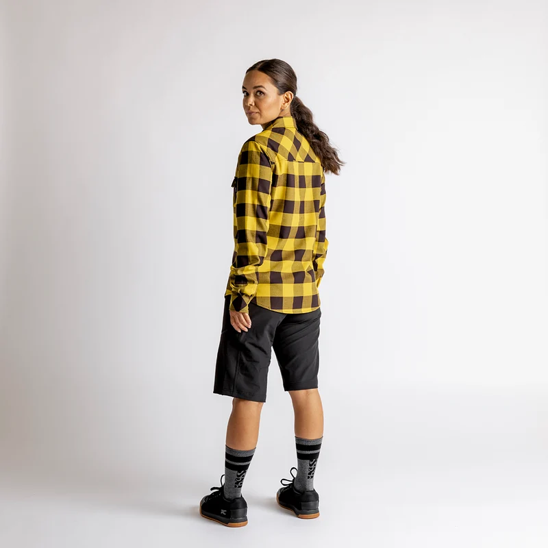 Women's Carve Digger Shirt acacia-schwarz