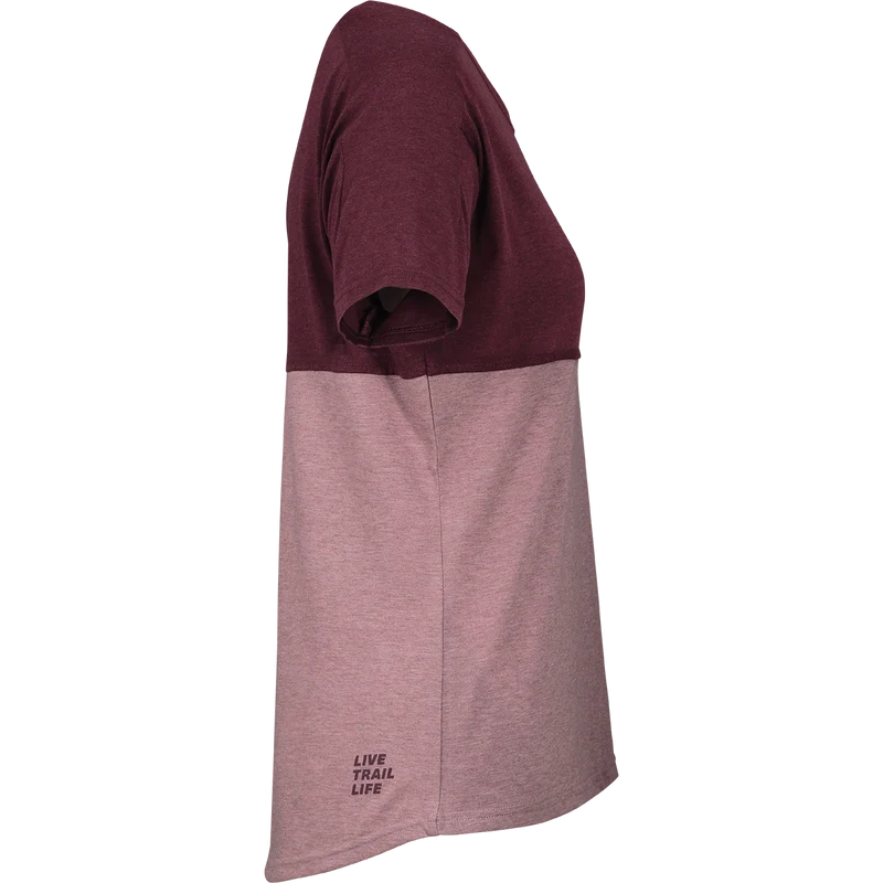 Women's Flow Mountain Tech Tee taupe-raisin