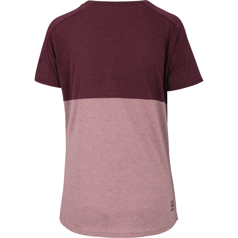 Women's Flow Mountain Tech Tee taupe-raisin