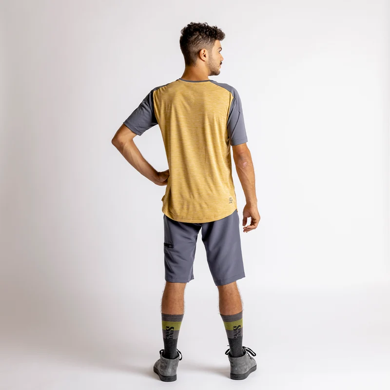Flow X Jersey acacia-solid charcoal