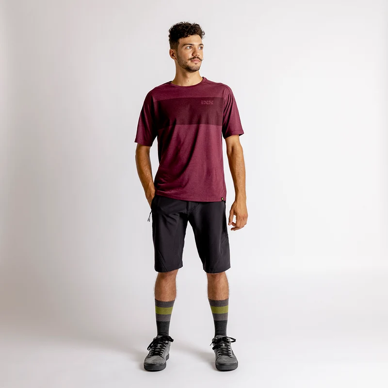 Flow Censored Tech Tee raisin