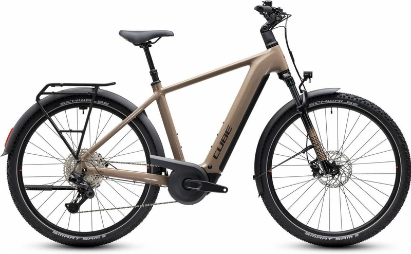 Cube Nuride Hybrid Pro 800 Wh E-Trekkingbike Diamant 28" cappuccino´n´black
