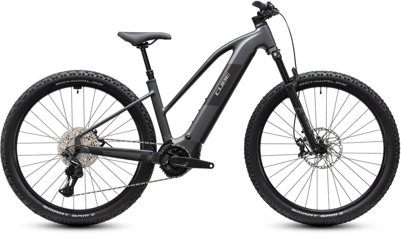 Cube Reaction Hybrid Race 800 Wh E-Bike Hardtail Trapeze slabgrey´n´chrome
