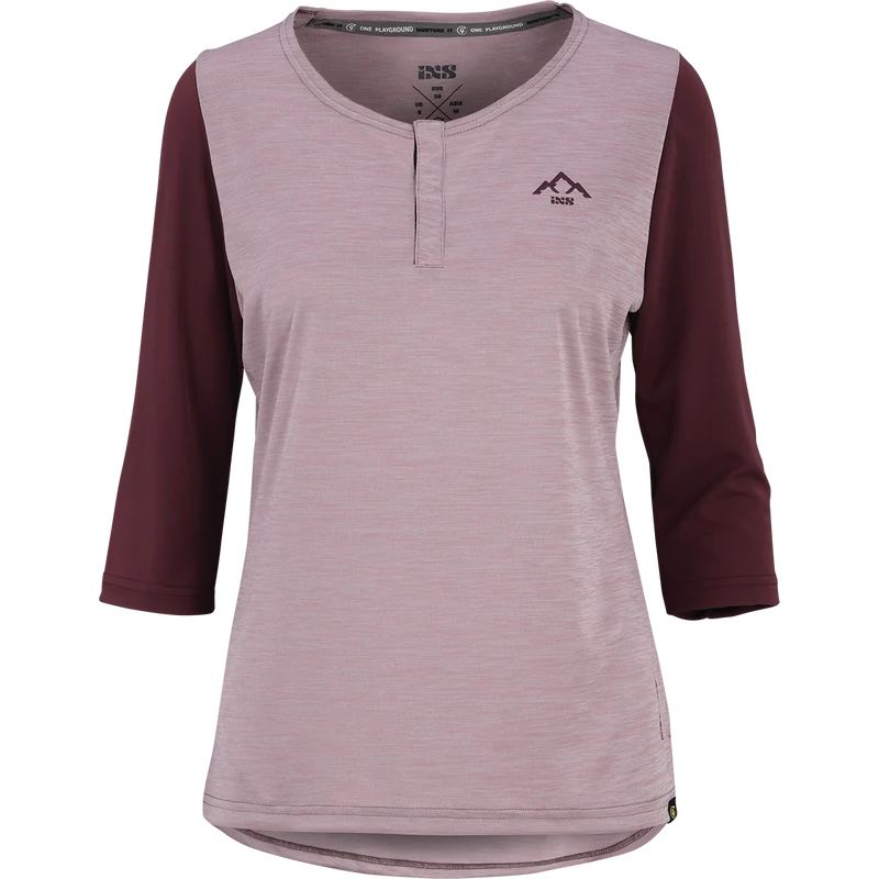 Women's Carve X 3/4 Henley taupe-raisin