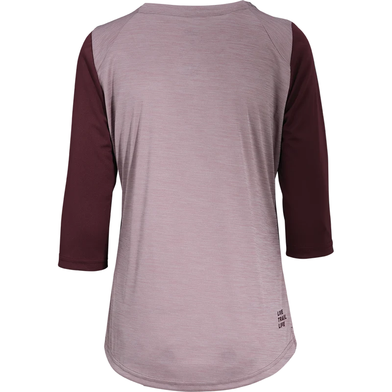 Women's Carve X 3/4 Henley taupe-raisin