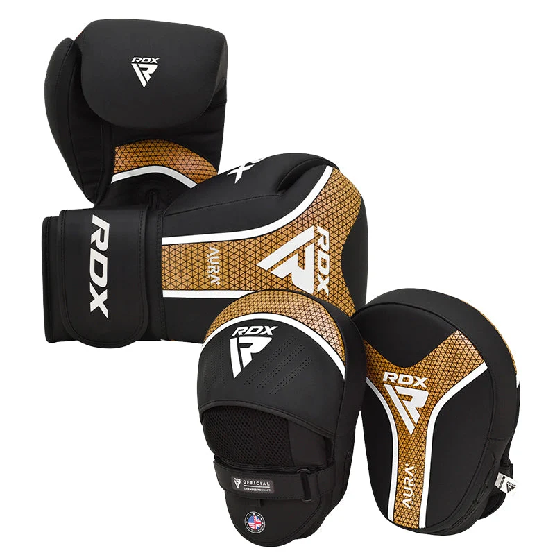 RDX T17 Aura Plus Boxhandschuh mit Polster-Set