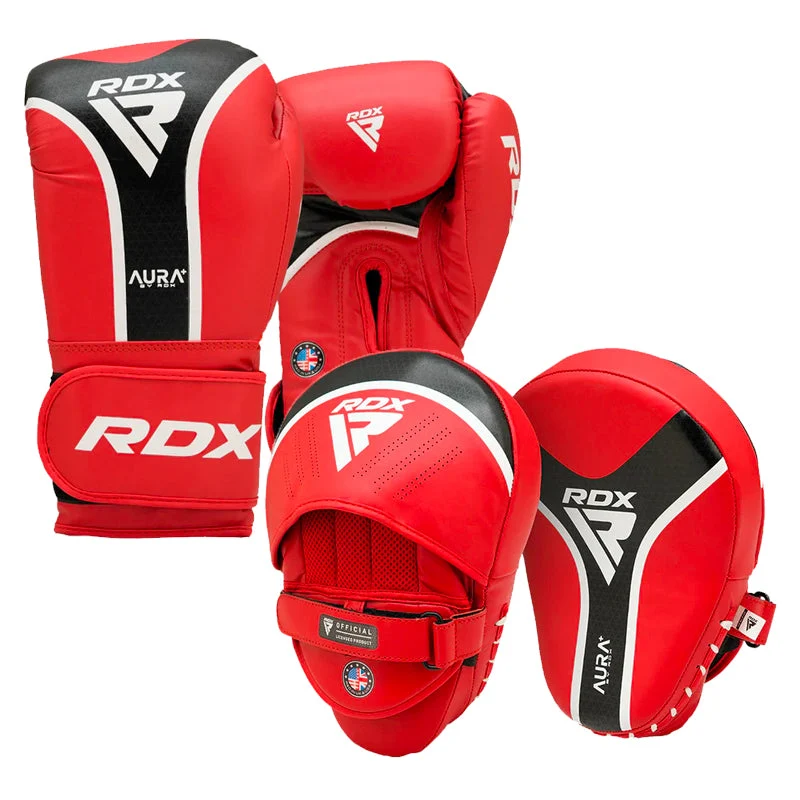 RDX T17 Aura Plus Boxhandschuh mit Polster-Set