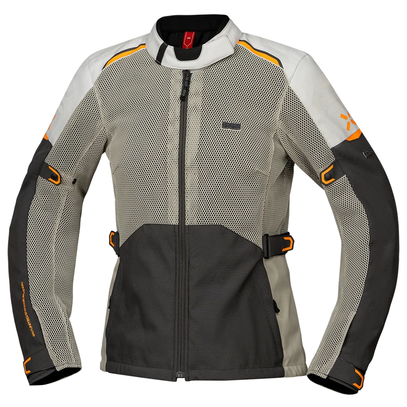 Damen Tourster-BigAir 1.0 Jacke dunkelgrau-steingrau-orange